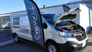 Véhicule Renault Trafic rétrofité par Carwatt