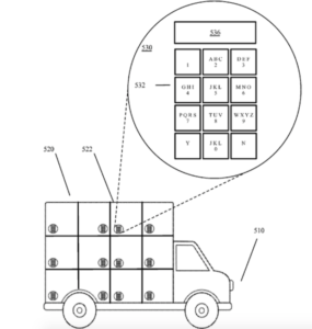 Brevet du véhicule de livraison autonome Google